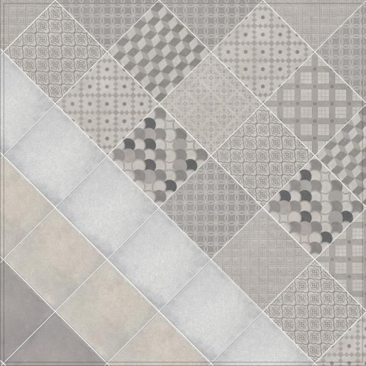 Плитка напольная Kerama Marazzi Карнаби-стрит 20х20 серый 1574T