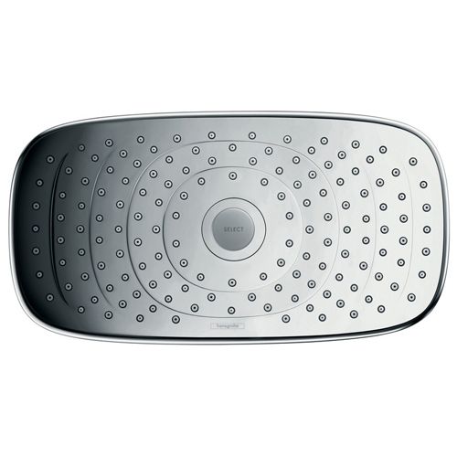 Верхний душ с душевым кронштейном Hansgrohe Raindance Select E 300 2jet EcoSmart, хром, 26608000