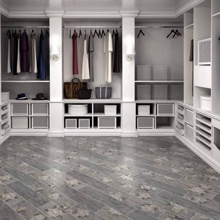 Керамогранит Kerama Marazzi Поджио 20х80 Цветы светлый SG704200R