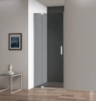 Душевая дверь Cezares Slider 100(110)*195 см, бронзовое стекло, хромированный профиль, SLIDER-B-1-10