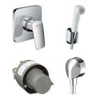 Смеситель для душа (внешняя часть) Hansgrohe с гигиеническим душем, 71604000