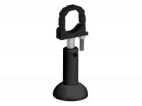 Напольный регулируемый кронштейн Royal Thermo, черный, RT05B