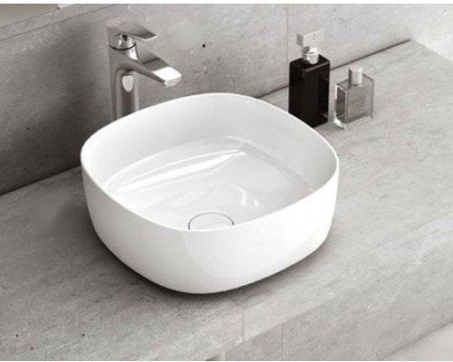 Раковина Roca INSPIRA SOFT полувстраиваемая 370х370 мм, скругленная, 7.3275.0.R00.0
