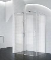 Душевая кабина BelBagno Acqua 1300x900x1950, прозрачное стекло, хромированный профиль, ACQUA-AH-1-13