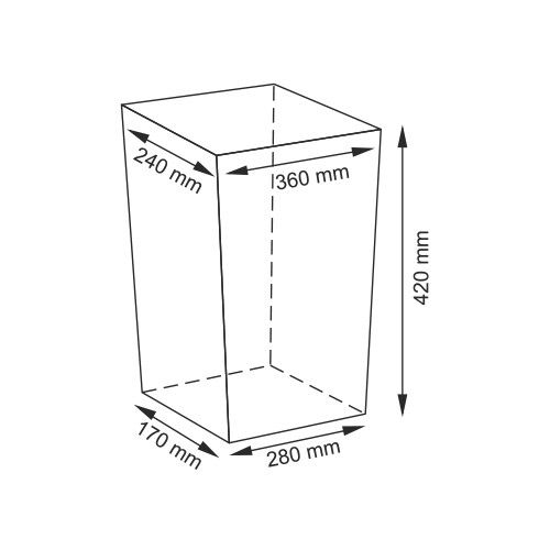 Корзина WasserKRAFT Lippe WB-450, WB-450-S