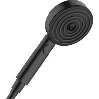 Душевая лейка Hansgrohe Pulsify Select 105 3jet Relaxation, черный матовый, 24110670