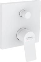 Смеситель для ванны Hansgrohe Vivenis, встраиваемый, белый матовый, 75415700