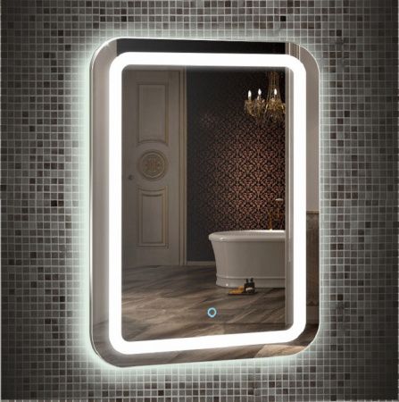 Зеркало Azario Мальта 550*800 сенсор выкл, пластик, ФР-00000941