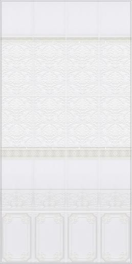 Декор Kerama Marazzi Петергоф белый 25х40 STG\A561\6304