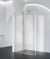 Душевая кабина BelBagno Acqua 1000x1000x1950, прозрачное стекло, хромированный профиль, ACQUA-A-1-10