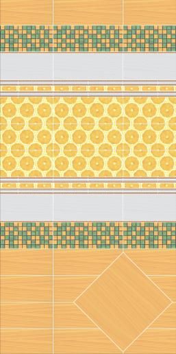 Плитка настенная Kerama Marazzi Салерно 15х40 красный 15039