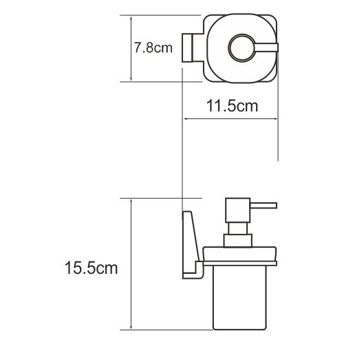 Дозатор WasserKRAFT Lopau K-6000, K-6099