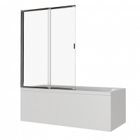 Шторка для ванны Bas SCREEN SL-100-C-В (2 ств.сдвижная,стекло 4 мм)