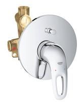 Смеситель для ванны Grohe  Eurostyle new, (внешняя и встраиваемая части), хром, 33637003