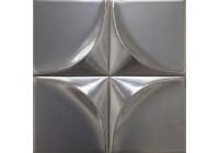 Керамическая плитка настенная CIFRE ceramica VERTEX CURVE SILVER PB METALICO 15X15