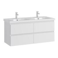 Тумба подвесная Sanstar Riana 125 с раковиной Гармония 125