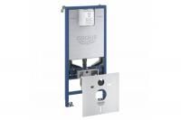 Комплект Grohe Rapid SLX  3 в 1 : инсталляция для подвесных унитазов/ биде, крепление к стене и шумо