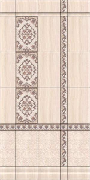 Бордюр Kerama Marazzi 25х7,5 Пантеон беж BAC002
