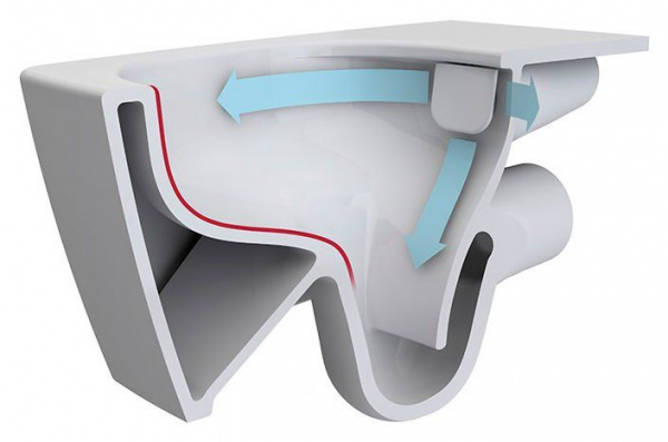 Унитаз подвесной Vitra S50, Rim-ex с крышкой микролифт, 7740B003-6039
