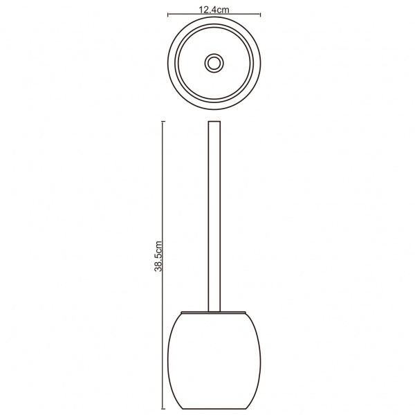 Щетка для унитаза WasserKRAFT K-6700, K-6727