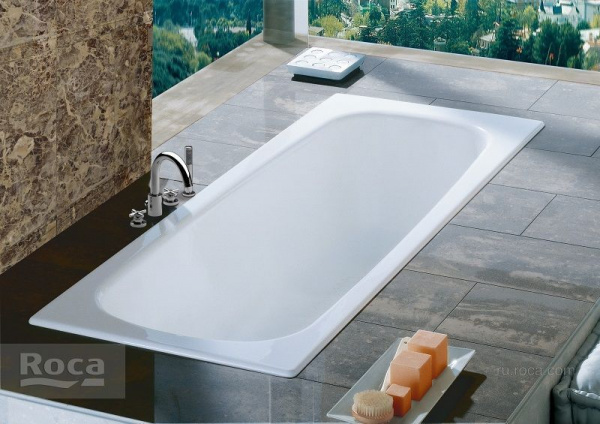 Ванна чугунная Roca CONTINENTAL 140х70, 7.2129.1.400.1