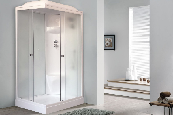 Гидромассажный бокс Royal Bath  120х80х217, белое/матовое стекло, белый профиль, правая, RB 8120HP6-