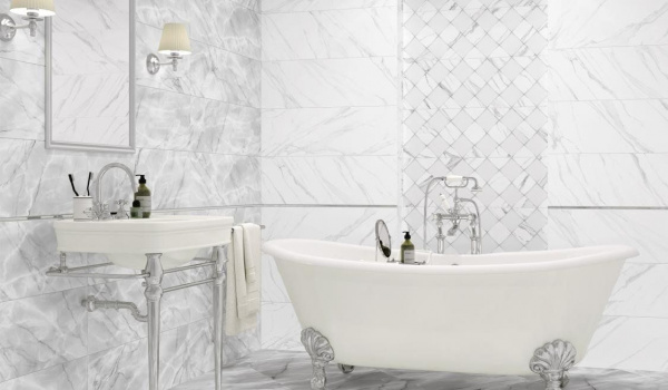 Бордюр Alma Ceramica Металлик Глосси Сильвер / Metallic Glossy Silver 12*900*9, BWM91MET707