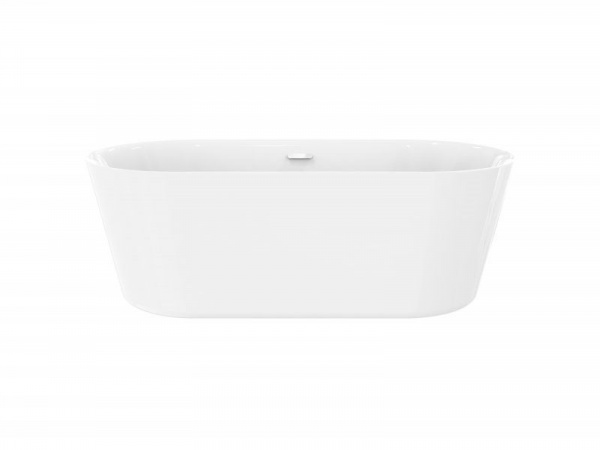 Ванна акриловая BelBagno 158.5*74.5 см, белая, BB306-1585