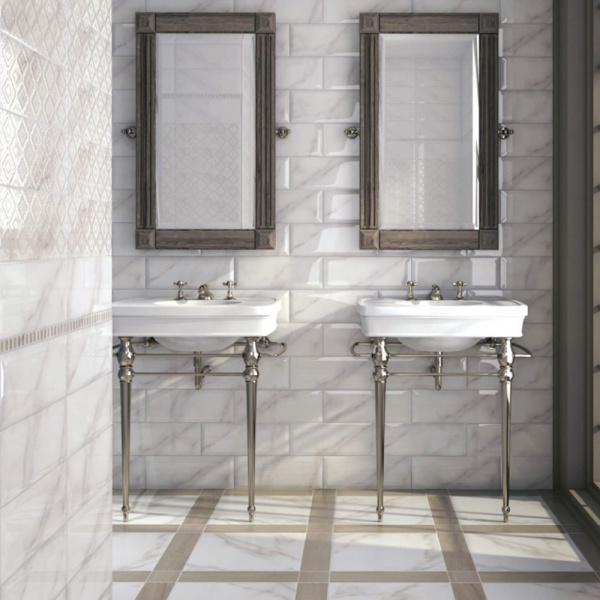 Плитка настенная Kerama Marazzi Ноттингем 15х40 светлый грань 15005