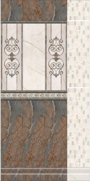 Плинтус Kerama Marazzi Милан Театро коричневый 25x15x15, FMB023R