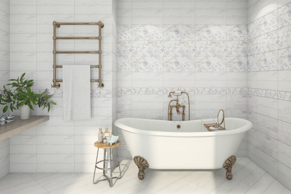 Керамическая напольная плитка Global Tile Сан-Ремо / San Remo Бел. 41,8x41,8, GT11VGN