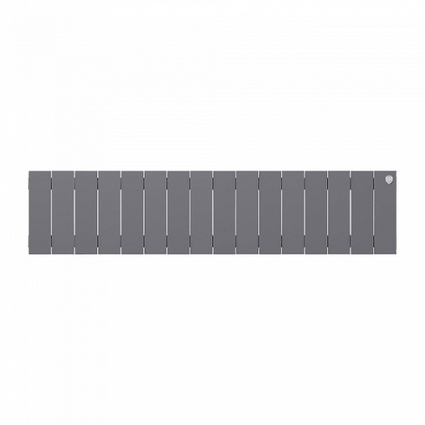 Радиатор биметаллический Royal Thermo PianoForte 200 /Silver Satin - 16 секций, серебристый, RTPSS20