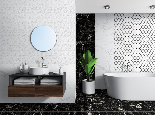 Керамическая плитка напольная Cube Ceramica F Insomnia Black 30*30