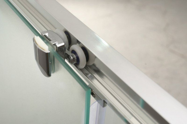 Шторка для ванны BelBagno 1700x1450, прозрачное стекло, хромированный профиль, UNO-VF-2-170/145-C-Cr