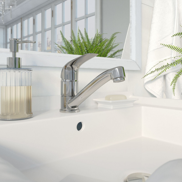 Смеситель для раковины Avrora Glade с поворотным изливом, AV3011