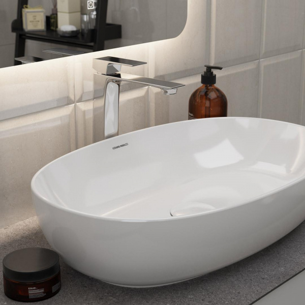 Смеситель Kerama Marazzi Fioretto/Фьоретто для раковины без донного клапана, хром, V2CR205LLKM