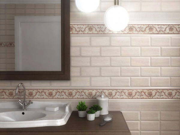 Бордюр Kerama Marazzi Багет 20х5 Олимпия беж BLB030