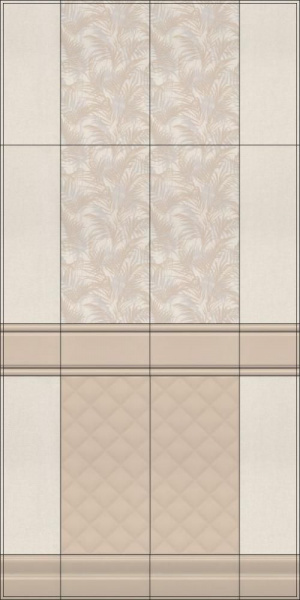 ПЛИТКА керамическая Kerama Marazzi Тропикаль декорированный беж 30х60 11135R
