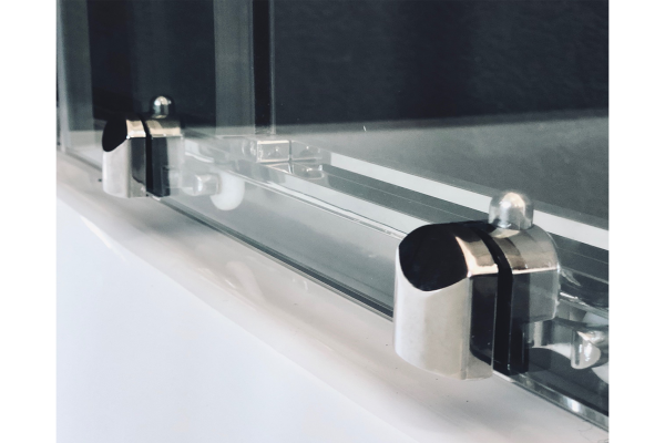 Душевая кабина Royal Bath 100х100х200, прозрачное стекло, белый профиль, RB 100HK-T