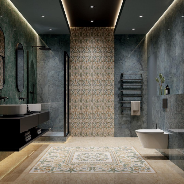 Декор Kerama Marazzi Эвора продолжение угла глянц 60х60, HGD\A517\SG6062RL