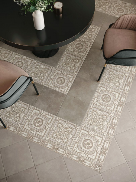 Керамогранит Kerama Marazzi Пьяцца серый светлый мат, 3452