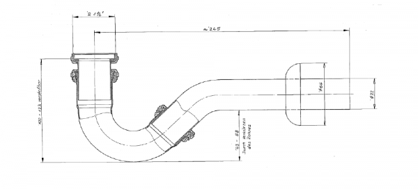 Сифон для биде Ideal Standard 1 1/4", A2307AA