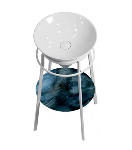 Круглая полка Kerama Marazzi Cono/Коно ониче синий, CO4.VT277\431