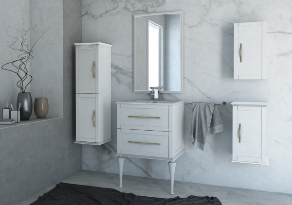 Шкафчик подвесной Cezares TIFFANY 60 реверсивный, 34x32x59, 54960 Bianco opaco