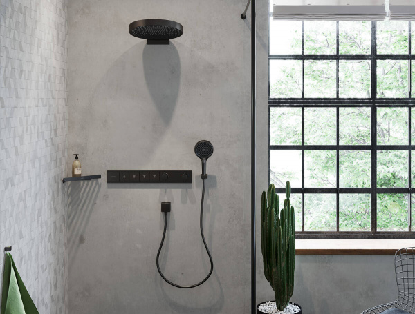 Смеситель для душа Hansgrohe RainSelect с термостатом для 4 потребителей, хром, 15382000