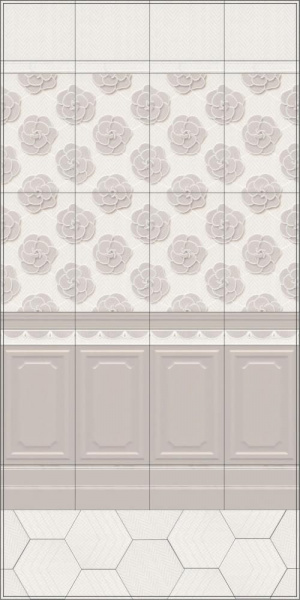 Бордюр Kerama Marazzi 25х4,2 Багатель NT\A259\6352