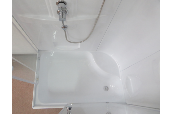 Гидромассажный бокс Royal Bath 100х80х217, прозрачное  стекло, белый профиль, левая, RB 8100BP1-T-L