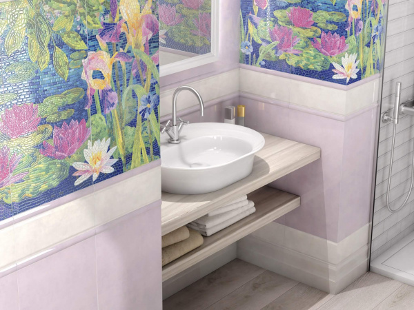 Плитка настенная Kerama Marazzi Сад Моне 30х60 зеленый 11126R
