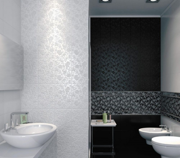 Плитка керамическая Kerama Marazzi Аджанта цветы белый 20х30 8216