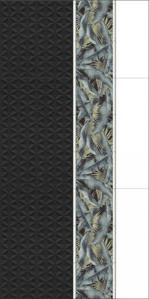 Карандаш Kerama Marazzi Диагональ черный 25x2, PFB009R